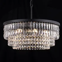 Comprar Tochic Candelabro Cristal Lampara Moderna 6 Luz Comedor Sala