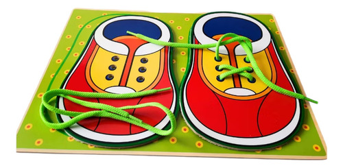 Zapatos Didácticos Aprende A Atar Cordones Montessori Motriz