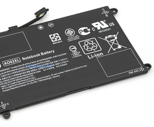 Bateria Para Hp Ao02xl 1000 G2 Hstnn-ib50-ub50 A002xl Aoo2xl