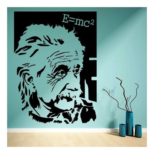 Vinilos Adhesivos Albert Einstein 55x75cms Varios Diseños