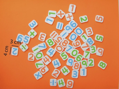 Imagen 4 de 4 de Numeros Agua Juguetes Didacticos Goma Eva Infantiles Niños