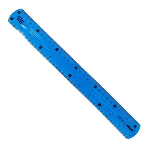 Regla De Plastico Flexible De 30 Centimetros