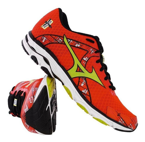 Tênis Mizuno Wave Prime 10 Laranja