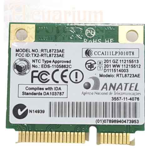 Wifi + Bluetooth Bt4.0 Realtek Rtl8723ae Bgh F-810n F-800