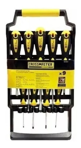 Set Crossmaster Destornilladores 9 Piezas Imantados Philips