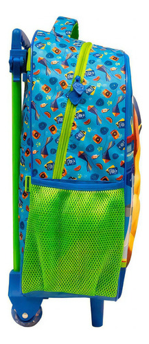 Mochila Rodinhas Chase + Estojo Box Paw Patrol 3d - Xeryus