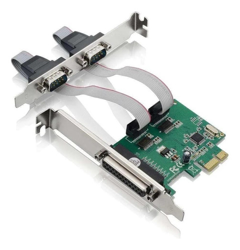 Placa Pci-e 2 Portas Seriais Db9 1 Pararelo Ieee1284 Lt-p230
