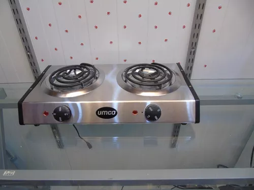 Cocina eléctrica 2 hornillas 1500W Umco