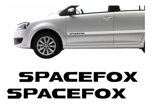  Par Escrita Friso Adesivo Lateral Volks Spacefox Ad056 