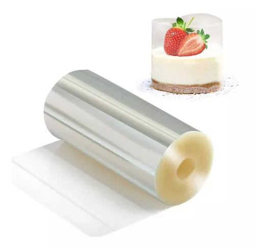 Rollo de acetato de 20.4 cm x 15.2 metros - Acetato para Repostería - Acetato  Transparente Grueso - Acetato para Pastelería y Repostería - Acetato para  Pasteles : : Hogar y Cocina