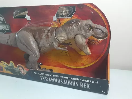 Jurassic World Tiranossauro Rex 56cm Morde Ataca Mattel