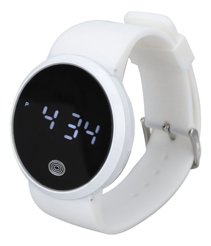 Reloj Digital Led Con Pantalla Táctil Ajustable, Impermeable