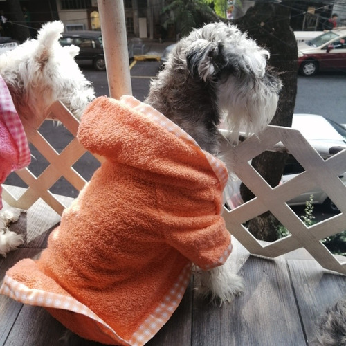 Bata De Baño Con Gorro Para Perro T0 Varios Colores Dogmania
