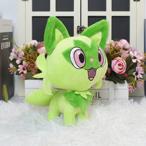 Peluche Sprigatito New Leaf Para Gatos, Animales, Regalos Pa