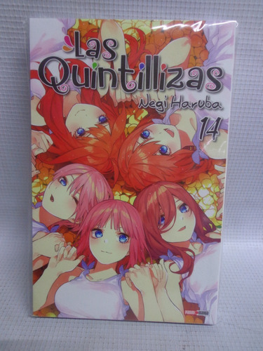 Quintillizas: Quintillizas, De Negi Haruba. Serie Quintillizas, Vol. 14. Editorial Panini, Tapa Blanda, Edición 1 En Español, 2022