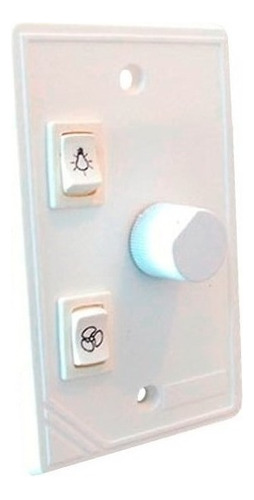 Controle Ventilador Asantos Rotativo Branco 2064