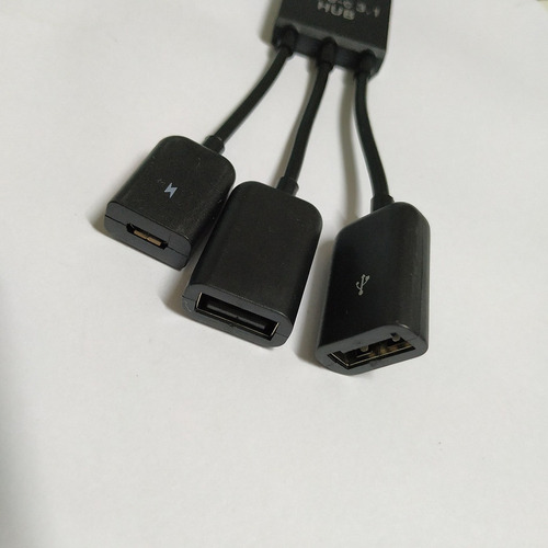 3 En 1 Usb Tipo C Otg Codo Otg Adaptador Convertidor De