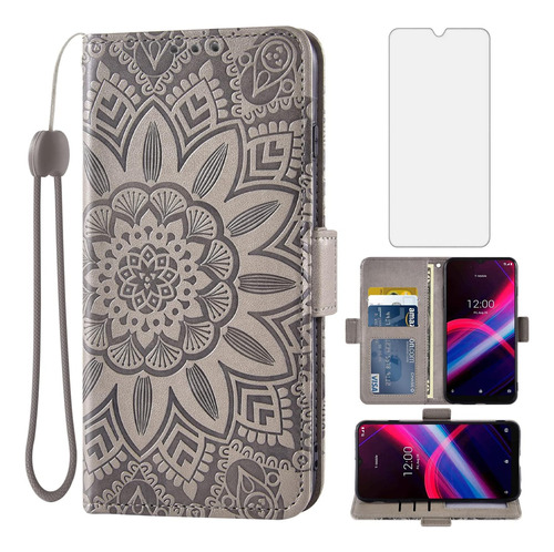 Asuwish Funda Para Teléfono T-mobile Revvl 4 Plus Con De De