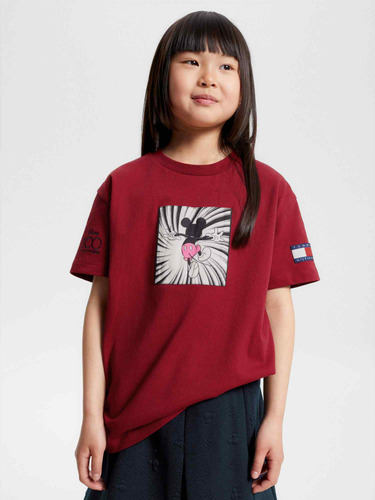 Playera Roja Disney X Tommy Infantil Unisex Tommy Hilfiger