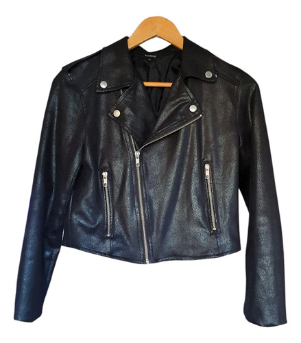 Campera Bachino Efecto Cuero Juvenil Como Nueva! Divina! (Usado)
