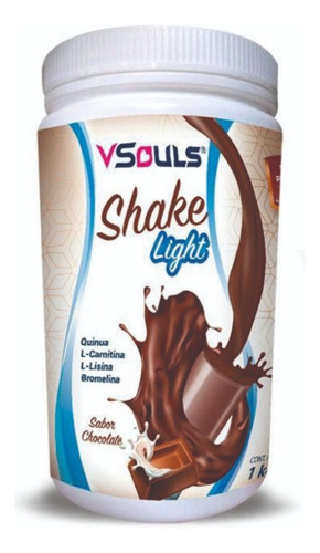 Malteada Shake Light Vsouls quinua Sabor Chocolate 1 Kg