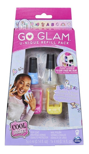 Kit De Repuesto Con Esmalte Para Uñas Go Glam   