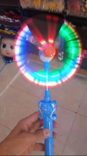 Brinquedo Catavento Ventilador Hélice Com Luz E Som 10uni
