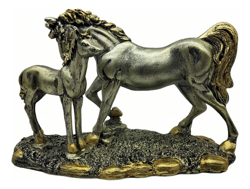 Figura Caballo Y Cría 17cm