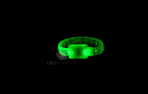 Imagen 3 de 8 de Pulseras Brazalete Led Silicona Cotillon Luminoso Pack X 10