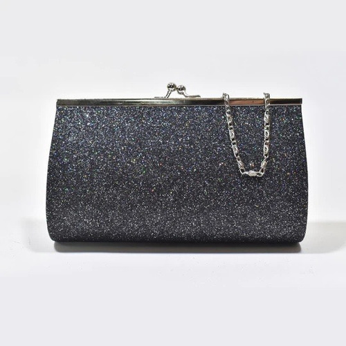 Sobre Clutch Cartera Mujer Fiesta Noche Glitter C/ Cadenitas