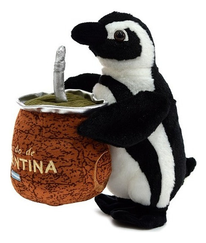 Peluche Pingüino Con Mate Ideal Regalo