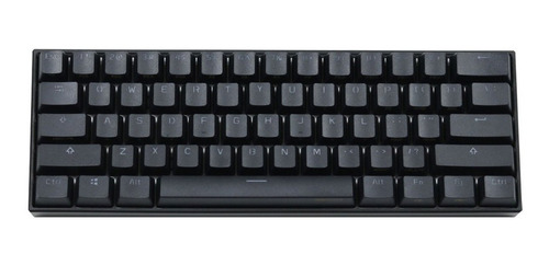Teclado gamer bluetooth Anne Pro 2 QWERTY Cherry MX Brown inglés US color negro con luz RGB