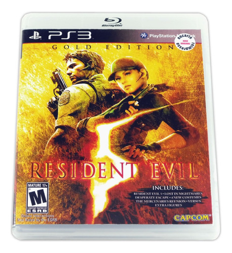 Resident Evil 5 Gold Edition Original Playstation 3 Ps3