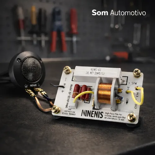 Divisor Frequência 1 Via Tweeter Nenis Df101hp 100w 4/8 Ohms
