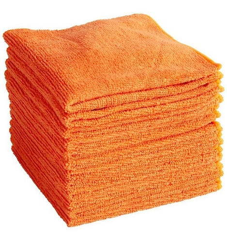 70 Pzas Microfibra Multiusos 30x30 Color Naranja Facturamos 