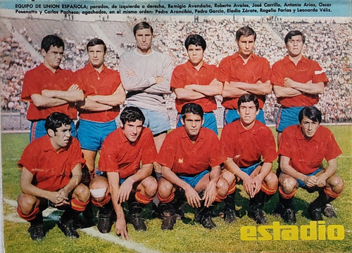 Revista Estadio N°1355 Equipo De Unión Española 1969(ee103