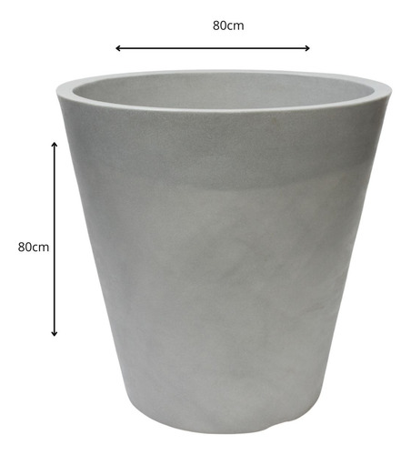 Maceta Maceton Edenika Grande Moderna Plastico Exterior 80cm