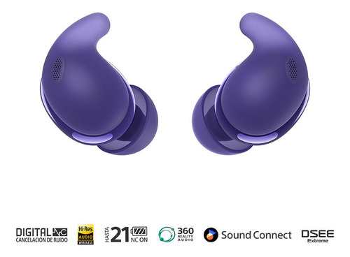 Sony Audífonos Wf-ls910n Linkbuds Fit X Olivia Rodrigo Color Purpura