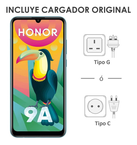 Celular Huawei Honor 9a 3gb 64gb 6.3 Ips Cámara Triple 13mp