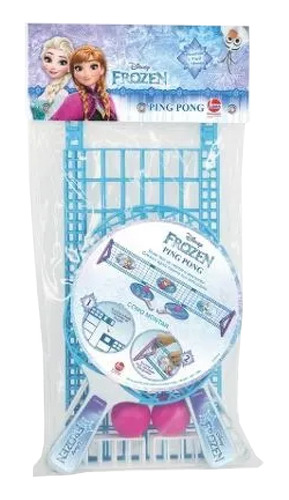 Brinquedo Kit Ping Pong Tenis De Mesa Frozen Lider 2504