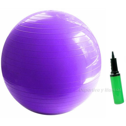 Pelota Esferodinamia 75 Cm + Inflador + Mat De Yoga Pilates