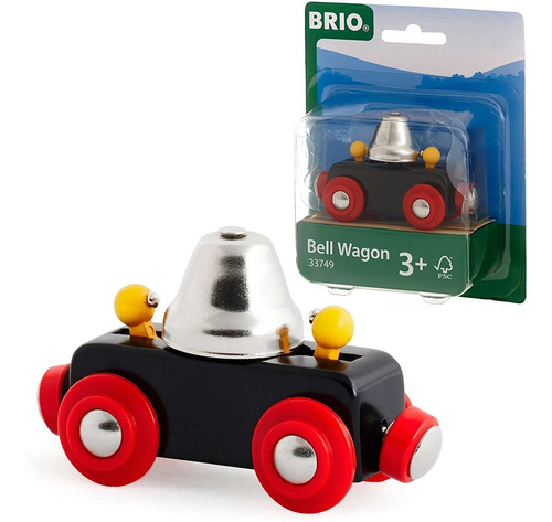 Brio World - 33749 Bell Wagon | Juguete De Tren Para Niños A