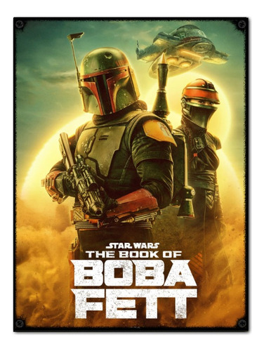 #835 - Cuadro Vintage / Boba Fett Star Wars Poster No Chapa