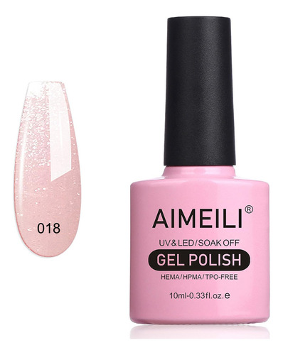Aimeili Sume Off U V Led Gel Nail Esmalte - Grapefruit Spark