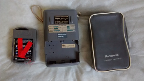 Calculadora Eletrônica Panasonic Modelo Je850u Vintage