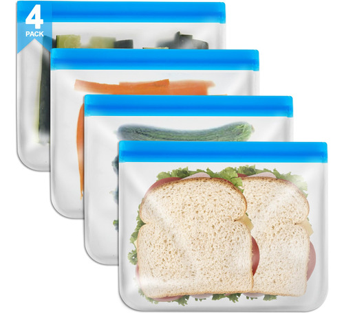 Bolsas Reutilizables Para Sandwiches Con Cierre De Cremaller