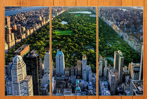 Cuadro 60x90cm Ciudad Mundo Paisaje New York Ny M8