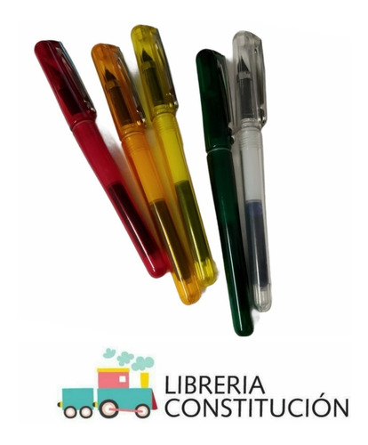 Lapicera Pluma Escolar Faber Castell + Cartucho X1u 