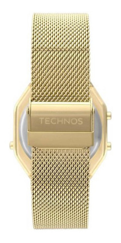 Relógio Technos Digital Feminino Dourado Bj3851aj/4p