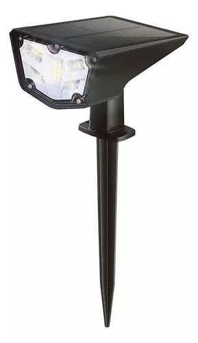 comprar Foco Estaca Led Solar Jardin Impermeable Luz Calida